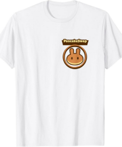 PancakeSwap T-Shirt Crypto CAKE Token Logo In Pocket