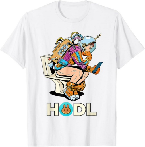 PancakeSwap T-Shirt HODL To The Moon Crypto Hold CAKE