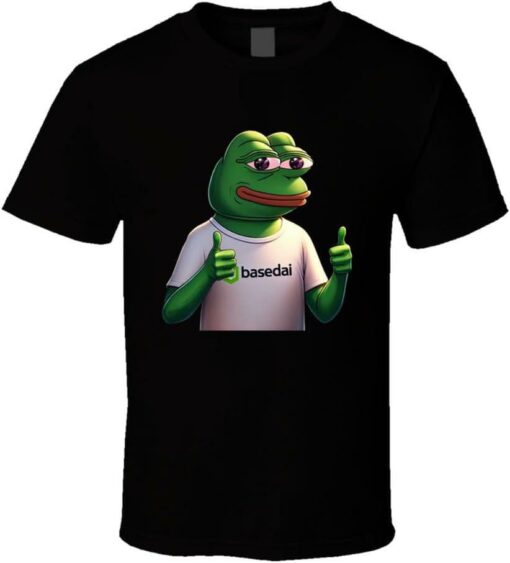 PepeCoin T-Shirt Basedai Pepe