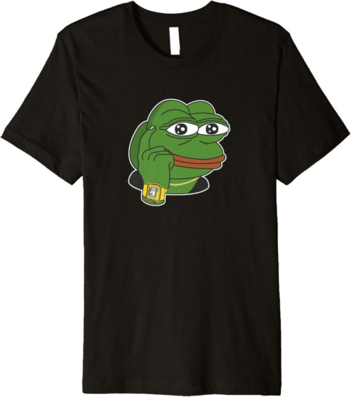 PepeCoin T-Shirt Pepe cryptocurrency Memecoin Premium