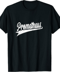 Prometheus T-Shirt Classic 70s Retro Name