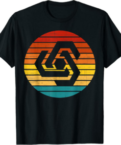 Prometheus T-Shirt Crypto Vintage Retro Sunset Design