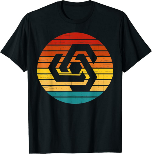 Prometheus T-Shirt Crypto Vintage Retro Sunset Design