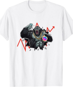 PulseChain T-Shirt Crypto Diamond Hands Ape Stock HEX