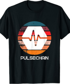 PulseChain T-Shirt Crypto HEX Cryptocurrency PLS Grunge