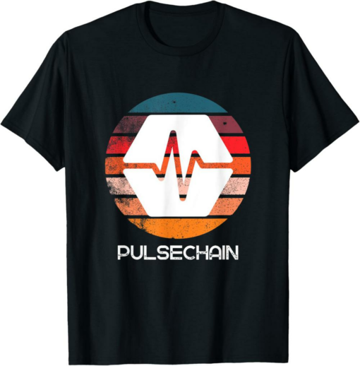 PulseChain T-Shirt Crypto HEX Cryptocurrency PLS Grunge