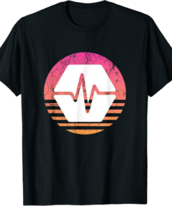 PulseChain T-Shirt Crypto Logo Cryptocurrency PLS Grunge