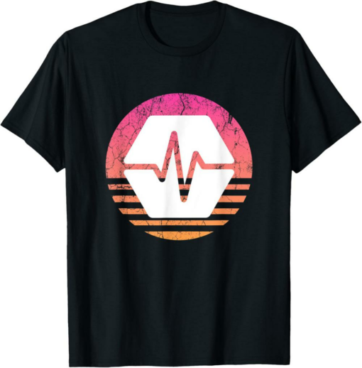 PulseChain T-Shirt Crypto Logo Cryptocurrency PLS Grunge