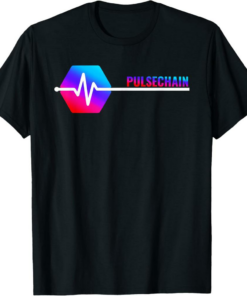 PulseChain T-Shirt PLS Crypto Logo Pulse Chain HEX