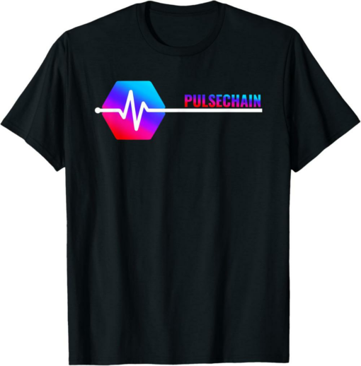 PulseChain T-Shirt PLS Crypto Logo Pulse Chain HEX