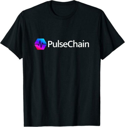 PulseChain T-Shirt PLS Pulse Hex Crypto Logo