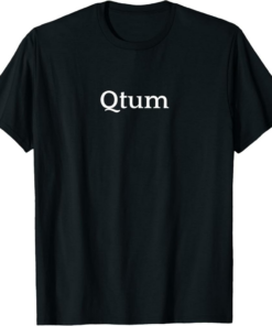 Qtum T-Shirt Logo Icon Cryptocurrency apparel Crypto TRX