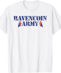 Ravencoin T-Shirt Army RVN Crypto