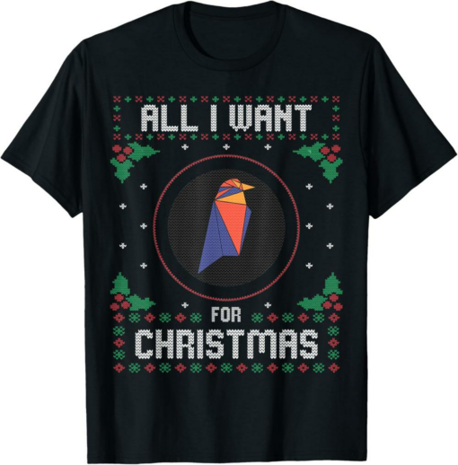 Ravencoin T-Shirt Christmas Sweater All I Want For Xmas