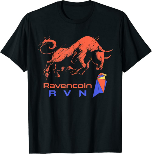 Ravencoin T-Shirt Crypto Bullrun HODL RVN Coin Millionaire