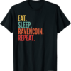Ravencoin T-Shirt Crypto Eat Sleep Repeat