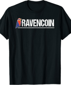 Ravencoin T-Shirt RVN Crypto Mining Vintage