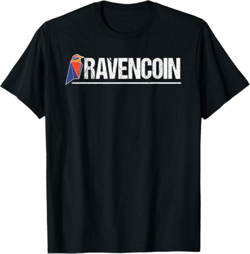 Ravencoin T-Shirt RVN Crypto Mining Vintage