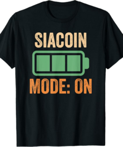 Siacoin T-Shirt Mode On Crypto