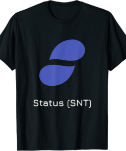 Status T-Shirt Coin Cryptocurrency SNT crypto