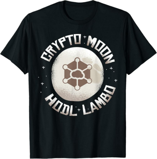 Storj T-Shirt Crypt to Moon HODL Funny