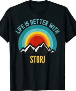 Storj T-Shirt Crypto Life is Better With