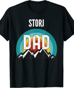 Storj T-Shirt Dad Crypto Gift For Fathers Day