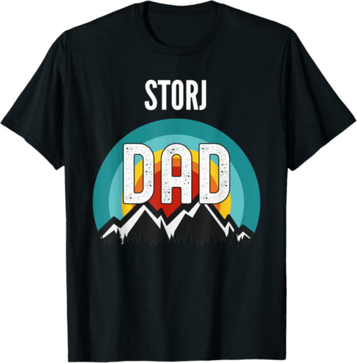 Storj T-Shirt Dad Crypto Gift For Fathers Day