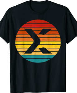 StormX T-Shirt Crypto Vintage Retro Sunset Design 60s 70s
