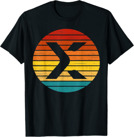 StormX T-Shirt Crypto Vintage Retro Sunset Design 60s 70s