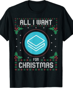 Stratis T-Shirt Christmas Crypto Sweater All I Want For Xmas
