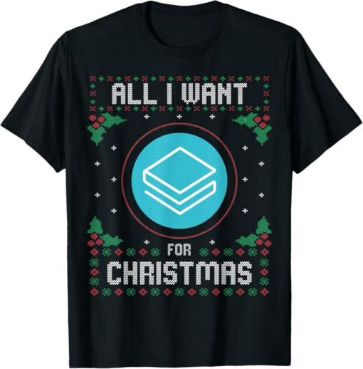 Stratis T-Shirt Christmas Crypto Sweater All I Want For Xmas