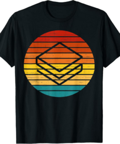Stratis T-Shirt Crypto Vintage Retro Sunset Design 60s 70s