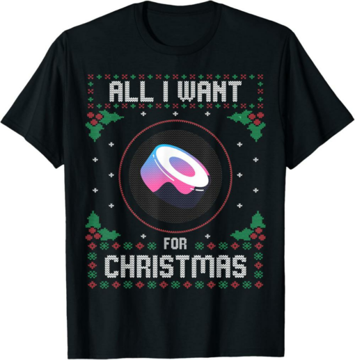 SushiSwap T-Shirt Christmas Sweater All I Want For Xmas is