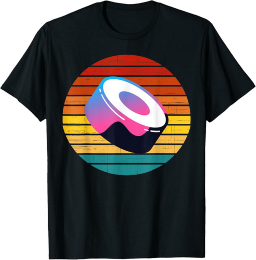 SushiSwap T-Shirt Crypto Vintage Retro Sunset Design 60s 70s