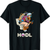 SushiSwap T-Shirt HODL Space Man On Toilet Merch