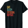 Syscoin T-Shirt Crypto Eat Sleep Repeat