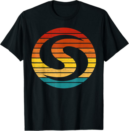 Syscoin T-Shirt Crypto Vintage Retro Sunset Design 60s 70s