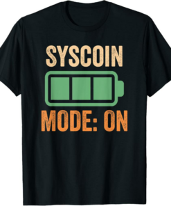 Syscoin T-Shirt Mode On Crypto
