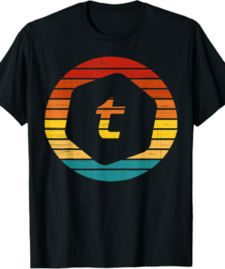 Telcoin T-Shirt Crypto Vintage Retro Sunset Design 60s 70s