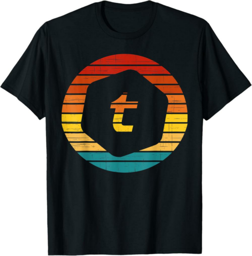 Telcoin T-Shirt Crypto Vintage Retro Sunset Design 60s 70s