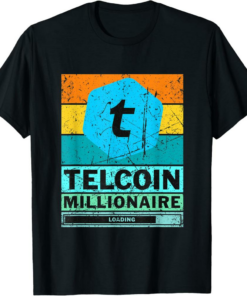 Telcoin T-Shirt TEL Moon Retro Vintage TEL Millionaire