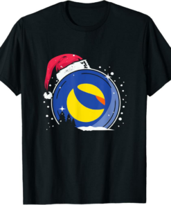 Terra Classic T-Shirt Christmas Santa Hat Luna Hodl Crypto