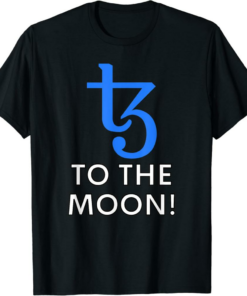 Tezos T-Shirt Coin To The Moon XTZ Crypto
