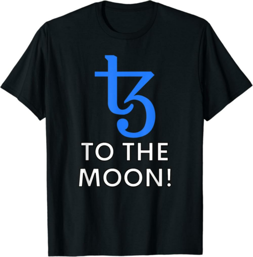 Tezos T-Shirt Coin To The Moon XTZ Crypto