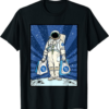 Tezos T-Shirt Cryptocurrency Talk To The Moon XTZ Space Man
