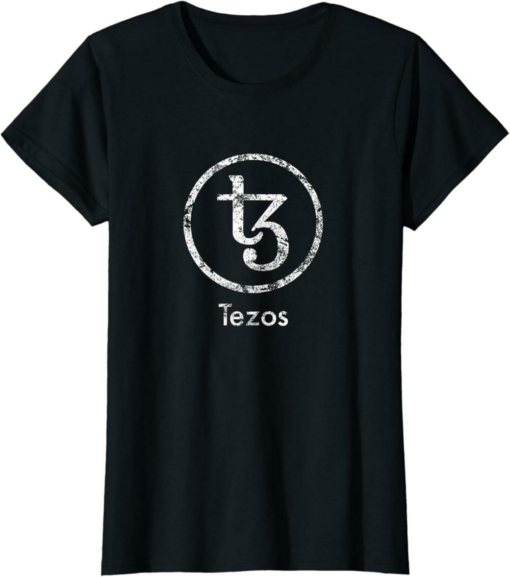 Tezos T-Shirt XTZ Crypto Token Decentralized Finance Coin