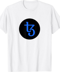 Tezos T-Shirt XTZ Cryptocurrency Crypto Trader Black Colors