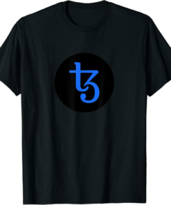 Tezos T-Shirt XTZ Cryptocurrency Crypto Trader Gift Black
