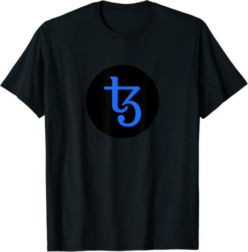 Tezos T-Shirt XTZ Cryptocurrency Crypto Trader Gift Black